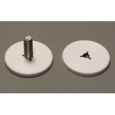 Weld Stud Cover SC-1024—1.25" diameter White Nylon cap for #10 x 20 stud